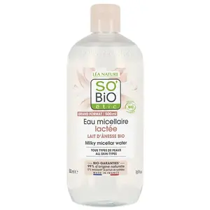 Comparateur de prix : So'Bio Étic Mon Lait d'Ânesse Eau Micellaire Lactée Bio 500ml