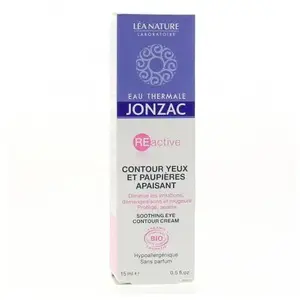 JONZAC REactive Contour yeux et paupière apaisant tube 15ml pas cher