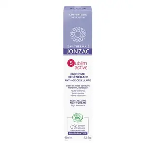 Jonzac soin nuit régénérant anti-âge cellulaire 40ml pas cher