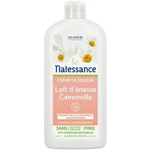Comparateur de prix : Natessance - Crème de douche Lait d'Ânesse Beurre corporel 500 ml unisex
