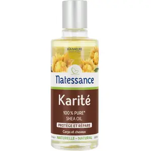 Natessance - Huile de Karité - protège et répare Huile corps 100 ml unisex