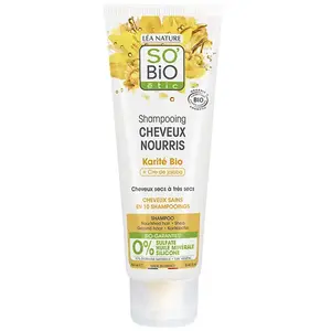 Comparateur de prix : SO’BiO étic Shampoing nourrissant bio - Karité - Cheveux secs à très secs - 250 ml