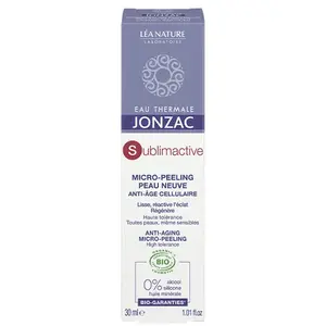 Eau Thermale Jonzac Sublimactive Micro-Peeling Peau Neuve Bio 30ml pas cher