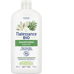 Comparateur de prix : Natessance Shampoing Purifiant Tea Tree Bio 500ml