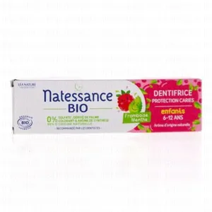 Comparateur de prix : Natessance Dentifrice Protection Caries Enfants 6-12 ans Bio 75 ml