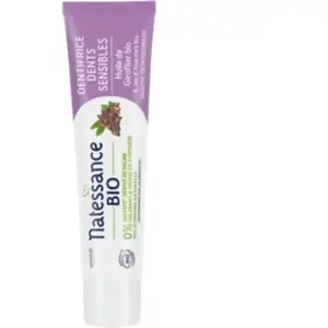 Comparateur de prix : Natessance Dentifrice Soin Dents Sensibles Huile de Giroflier Bio 75 ml