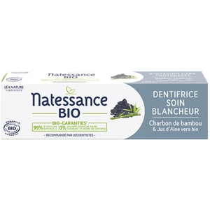 Comparateur de prix : NATESSANCE Dentifrice bio - Soin blancheur - Charbon de bambou & aloe vera - 75 ml