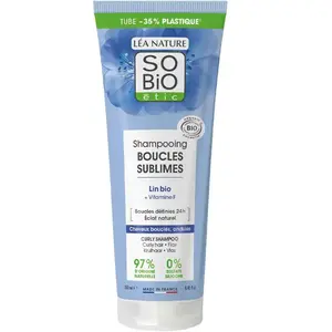 Comparateur de prix : Shampoing bio - Lin & vitamine F - Cheveux bouclés & ondulés - 250 ml