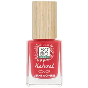 SO'BIO - Vernis à ongles 25 rouge coquelicot 11 ml (Rose) pas cher