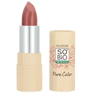 Comparateur de prix : So'Bio Étic Pure Color Rouge à Lèvres Satiné Bio N°12 Bois de Rose