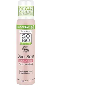 Comparateur de prix : SO’BiO étic Déodorant soin eco-spray bio - Amande - Peaux sensibles - 100 ml