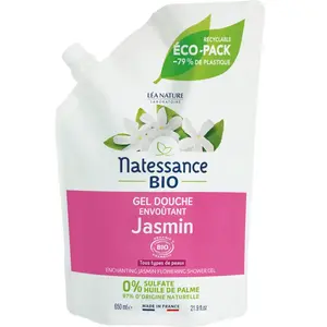 Natessance Douches Parfumées Bio Gel Douche Envoûtant Jasmin 650ml