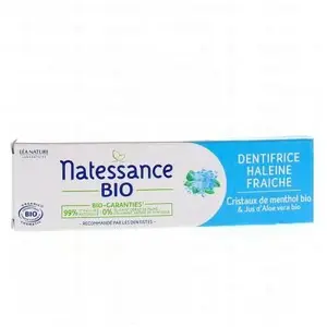 Natessance Soin Bucco-Dentaire Dentifrice Haleine Fraîche Bio 75ml pas cher