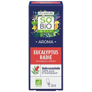 SOBIO Huile essentielle d'eucalyptus radié bio - 12 ml pas cher