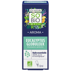 SOBIO Huile essentielle d'eucalyptus globuleux bio - 12 ml pas cher