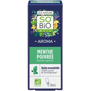 So'Bio Étic Huile essentielle menthe poivrée biologique 10ml pas cher