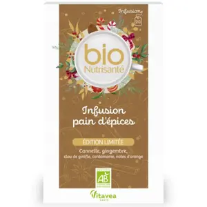Vitavea Bionutrisanté Infuson Pain d'épices BIO 20 sachets pas cher