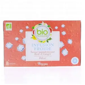 Comparateur de prix : Vitavea Nutrisanté Infusion Froide Détox Sachets x 20