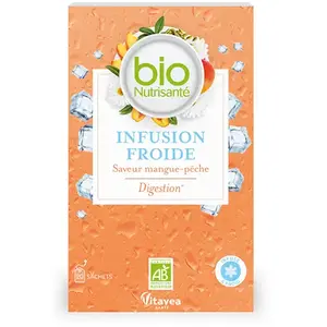 Comparateur de prix : Nutrisante Nutrisanté Bio Infusion Froide Saveur Mangue-Pêche Digestion
