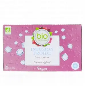 Comparateur de prix : Vitavea BioNutrisanté Infusion Froide Jambes Légères Cerise 20 sachets