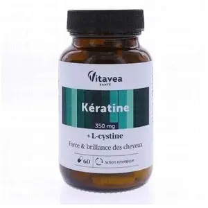 Comparateur de prix : Vitavea Kératine 350mg 60 gélules
