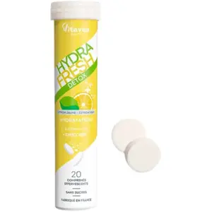 Comparateur de prix : Vitavea HydraFresh Hydratation Detox Chicorée 20 comprimés effervescen...