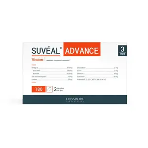 Comparateur de prix : Densmore Suveal Advance 3 mois 180 capsules