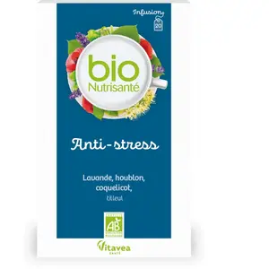 Comparateur de prix : NUTRISANTE Vitavea - BioNutrisanté - Infusion Anti-stress - 20 sachets