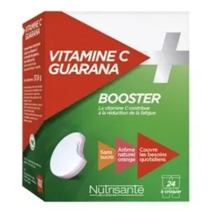 Comparateur de prix : Vitavea Vitamine C + Guarana Booster 24 comprimés à croquer