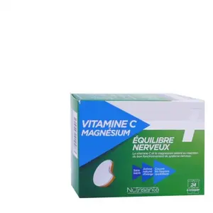 Comparateur de prix : Vitavea Nutrisanté Vitamine C avec Magnésium Equilibre Nerveux 24 Comprimés