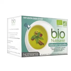 NUTRISANTE Nutrisanté Infusion Bio Défenses Naturelles 24 ... pas cher