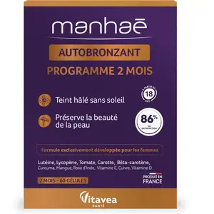 Manhaé autobronzant 60 gélules pas cher