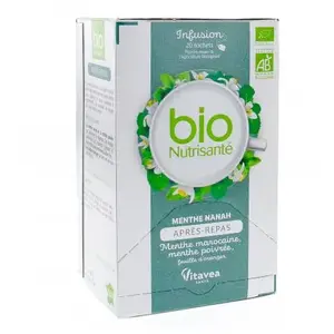 Comparateur de prix : Vitavea Nutrisanté BioNutrisanté Infusion après-repas bio 20 sachets