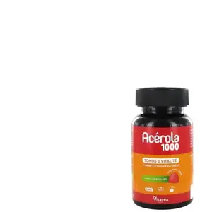 Comparateur de prix : Vitavea Acerola 1000mg Vitamine C Tonus & Vitalité 30 gummies