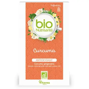 Comparateur de prix : Vitavea Nutrisanté Bio Infusion Curcuma Antioxydant 20 sachets