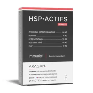 Comparateur de prix : Aragan - Synactifs HSPActifs - Immunité et Booster immunitaire - 10 gélules