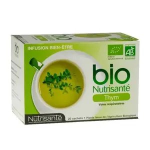 Comparateur de prix : Vitavea - BioNutrisanté - Infusion Thym - Voies Respiratoires - 20 sachets