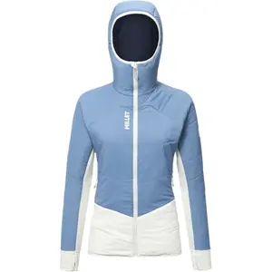 Millet - M White Primaloft Hoodie - Doudoune femme Coronet Blue / Fogg...Vendu parhardloop