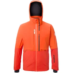 Millet - Grands Montets Pro Jacket - Veste ski homme Flame / Paprika - XXL pas cher