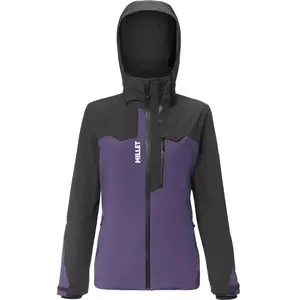 Millet - Grands Montets Pro Jacket - Veste ski femme Purple Velvet / B... pas cher