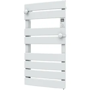Comparateur de prix : Carrera Sèche-Serviette Lame Plate Lcd Blanc - 600w - Cayenne
