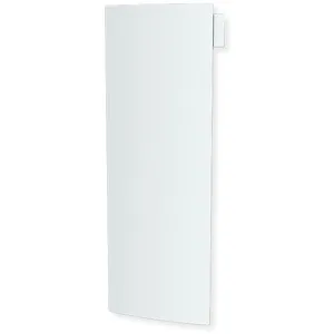 Carrera Radiateur à inertie en Fonte Verre Blanc VERTICAL Bombé 1500W