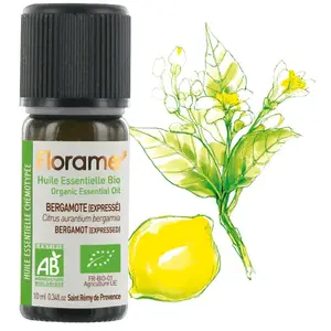 Florame Huile Essentielle de Bergamote Zeste (expressée) Biologique, Cont pas cher