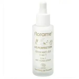 Florame Lys Perfection - Sérum Anti-âge 5en1 bio - 30ml pas cher