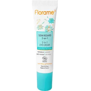 Florame Hydratation Soin Regard 2-en-1 Bio 15ml pas cher