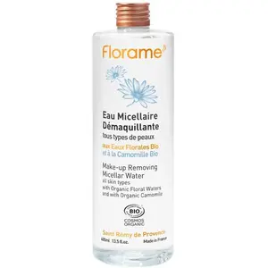 Comparateur de prix : FLORAME Eaux florales bio - Eau micellaire démaquillante bio 400ml