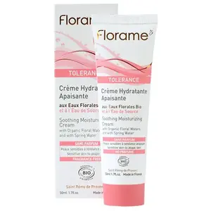 Comparateur de prix : Florame Crème Hydratante Apaisante Bio Tolérance 50ml Florame
