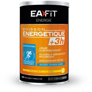 Comparateur de prix : Eafit Boisson Energétique +3H Goût Citron 500g