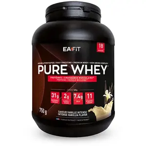 Comparateur de prix : Pure Whey vanille intense EA Fit