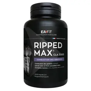 Comparateur de prix : Eafit Ripped Max CLA 3000 60 capsules